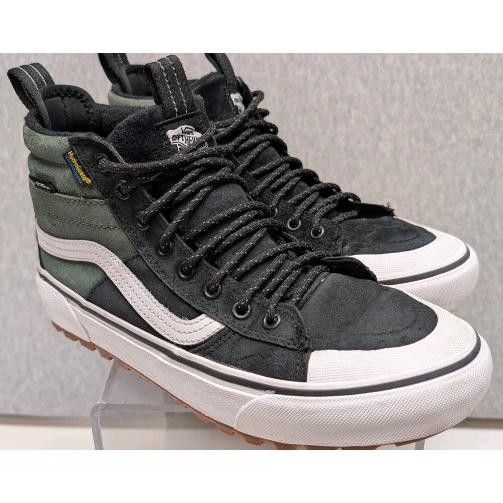 EUC VANS U SK8-HI MTE-2 Sneakers Black/green MENS SZ 7.5 Women's 9